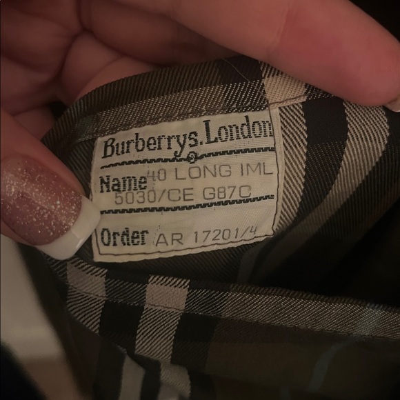 Burberry Vintage Trench Coat in Military Olive Drab Green - Picture 6 of 6